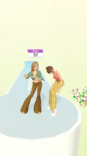 Gameplay screenshot 4 from Fashion Battle - Dress up game - Role Playing game